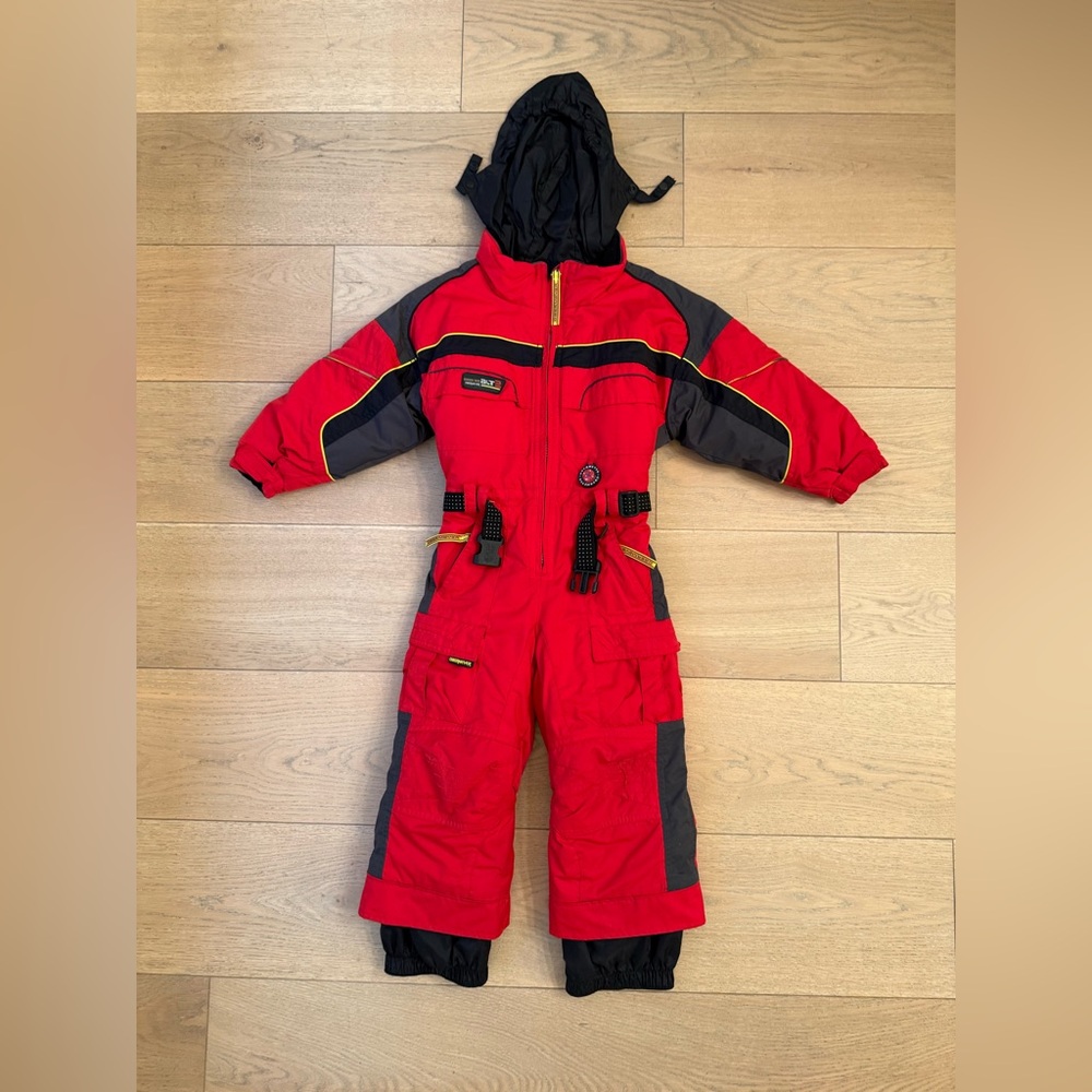 Obermeyer Red and Black Snowsuit